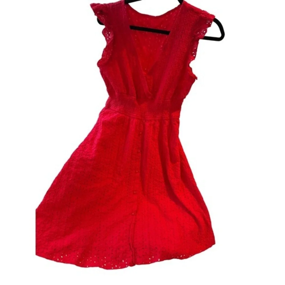 SHEIN red eyelet